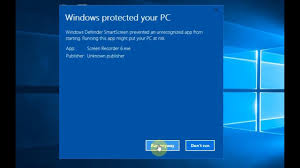How To Disable Warning Message Windows Protected Your Pc On Windows 10 Youtube