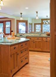 Cherry Kitchen Cabinets This Gallery Includes Gorgeous Cherry Timber Cooking Areas In Modern Day M Craftsman Style Kitchens Bungalow Kitchen Kitchen Styling