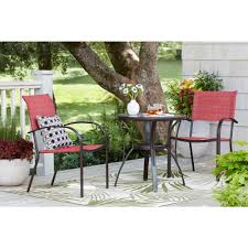 Mix And Match Stackable Sling Outdoor Dining Chair In Chili 2 Pack Outdoor Dining Chairs Lounge Chair Outdoor Patio Furniture