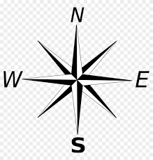 Take an a4 sheet and fix your sharpen pencil in the compass. Simple Compass Rose Clip Art Cardinal And Intermediate Directions Free Transparent Png Clipart Images Download