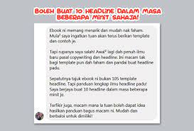 4 cara menghapus ketakutan membeli konsumen. 105 Template Headline Padu