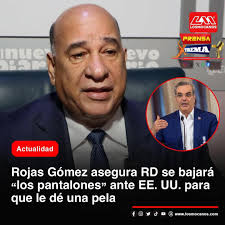 El secretario de organización del Partido Fuerza del Pueblo, Bautista Rojas  Gómez, consideró que, las autoridades que gobiernan la República Dominicana  carecen del valor necesario para defender la dignidad y la soberanía