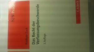 Get the best deal by comparing prices from over 100,000 booksellers. Das Recht Der Verfassungsbeschwerde Rudiger Zuck Buch Gebraucht Kaufen A024svdw01zzb