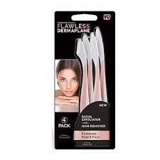 You need only slip open the hair remover tube and look at the plated gold lipstick looking item. As Seen On Tv Finishing Touch Flawless Dermaplane Facial Exfoliator And Hair Remover Set Of 4 Color White Blush Jcpenney