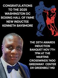Congratulations to DMV Legendary founder of ProAm Fight Talk Boxing media  Legend Juan Marshall for being inducted in the 2025 DC Boxing Hall Of Fame