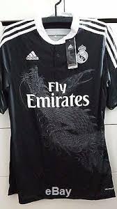 Cr7 team badge and heat screened player name & number. Real Madrid Black Shirt With Dragon