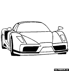 As you can see, this is a very simple coloring, and even the. Ferrari Enzo Coloring Page Free Ferrari Enzo Onl Ferrari Ferrari Enzo Coloring Pages