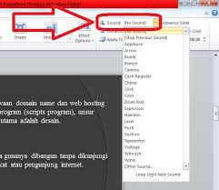 Apakah anda dapat menggunakan efek animasi untuk slide? Untuk Mengatur Efek Transisi Sebuah Slide Adalah Cara Golden
