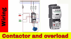 Cutler hammer starter wiring diagram. How To Wire A Contactor And Overload Direct Online Starter Youtube Rangkaian Elektronik Elektronik