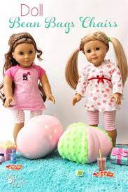 Sewing A Doll Bean Bag Chair Free Pattern American Girl Doll Diy American Girl Crafts American Girl Diy