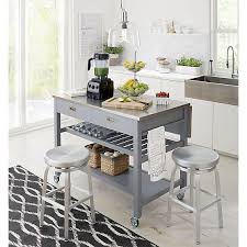 Stainless Wire 2 Tier Basket Bar Stool Cushions Grey Kitchen Island Counter Stools Backless