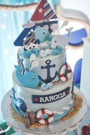 Bizcocho De Mickey Mouse En Suspiro Sailor Buttercream Cake Sailor Cake Cake Piping Sea Cakes