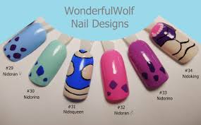 Nidoking Nail Art Wonderfulwolf