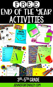 We're in a pandemic and i think it's more important than ever that we treasure the fun moments we have. Free End Of The Year Activities For 4th And 5th Grade