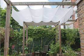 These diy outdoor canopy are stylish, durable and suitable for all types of exhibitions. Diy Patio Canopy How To Build A Simple Cheap Diy Canopy Diy Morning