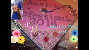 Break out the glitter glue! How To Decorate A Graduation Cap Tutorial Youtube