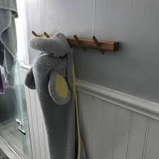 Morecambe wall mounted/countertop towel rack. Oak Bathroom Towel Rack Wooden Pegs Towel Hanger Kitchen Wall Towel Rack Bathroom Storage Wall Mount Oak Towel Hooks Rack Wall Towel Racks Wooden Pegs Towel Rack