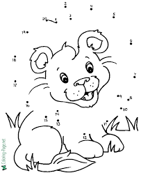 After all the dots are connected, you can start coloring! Connect The Dots For Kids