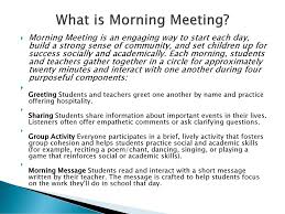 Check spelling or type a new query. Morning Meeting Ppt Download
