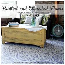 Strut Your Stuff On Painted Stenciled Floors Stenciled Floor Flooring Porch Flooring