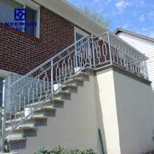 If the stairs are wider than 1m: China Stainless Steel Stair Handrail Balustrade For Outdoor China Balustrade Stainless Steel Balustrade
