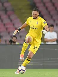 Gianluigi Donnarumma Ac Milan Milan Goalkeeper