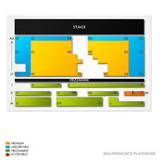 San Francisco Playhouse 2019 Seating Chart