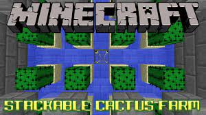 How to make paper & 9 other useful recipes in minecraft. Stackable Cactus Farm Tutorial Youtube