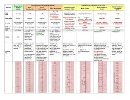 Heart Rhythm Interpretation Chart Cardiac Nursing