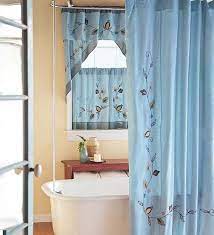 Shop for shower curtains matching window curtains at bed bath & beyond. 20 Attractive Window Treatment Ideas For Your Bathroom Bathroom Window Curtains Bathroom Curtain Set Window In Shower