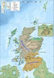 Wanderführer schottland, wanderungen an den küsten. Whisky Im Bild Karte Der Schottischen Destillerien Gross Whiskyexperts