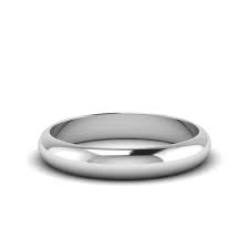 This distinctive 4mm wedding band is crafted from superior quality 14 karat white gold. 4mm Glossy Light Weight Comfort Fit Mens Wedding Band In 14k White Gold Fascinating Diamonds
