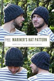 Mariner S Hat Pattern Mens Hat Knitting Pattern Knitting Patterns Free Hats Beanie Pattern Free