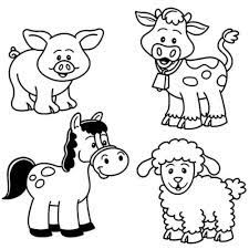 You can find many farm animals in these printables such as hens, sheep, horses, pigs, and of course cows. 25 Free Farm Animal Coloring Pages Printable