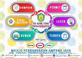Majlis perbandaran jasin, majlis perbandaran johor bahru tengah, majlis perbandaran kajang, majlis daerah jerantut, majlis daerah kinta selatan, majlis perbandaran kangar, dewan bandaraya kuala lumpur, majlis daerah kuala lipis, majlis daerah raub, majlis perbandaran. Krt Sektor B Kg Pandan Majlis Perbandaran Ampang Jaya Ke Arah Perkhidmatan Digital Orang Ramai Kini Boleh Membuat Pembayaran Dengan Lebih Mudah Menggunakan Icomm Mpaj Layari Https Icomm Mpaj Gov My Mp Ampang