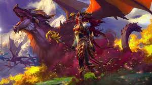 Watch WoW Dragonflight Alexstrasza art come to life in an hour | PCGamesN