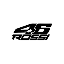 46 Rossi Sticker Valentino Rossi Logo Bike Stickers Bike Logos Design