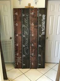 Wooden Height Chart Kids Height Chart Nursery By Paolabrownshop Wooden Height Chart Height Chart Kids Wooden Growth Chart