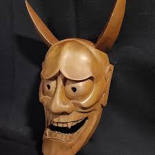 Las mejores ofertas en Marrón Madera Vintage original máscaras antiguas de  Japón