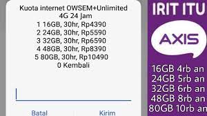 Maybe you would like to learn more about one of these? 16gb Cuma Rp4 Ribu Kode Dial Kuota Internet Murah Dari Axis Youtube