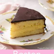 So that's got to be the version we clone here. Boston Cream Pie Preppy Kitchen