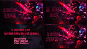 If you want to see a blood moon akali. Animated Program Nami Intermissions Screens Loloverlay