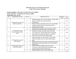Soal seni budaya kelas 2 Ujian Sekolah Research Papers Academia Edu