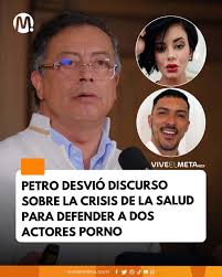 El presidente arremetió contra el ministro de Igualdad y la  exvicepresidenta, a quienes acusó de bloquear el nombramiento de dos  figuras del cine para adultos. Más detalles aquí  📲https://www.viveelmeta.com/petro-desvio-discurso-sobre-la-crisis-de-la ...