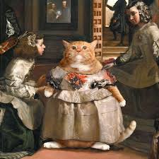 Funny Cat Painting Paintings Famous Cat Art