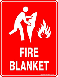 Fire Blanket Clipart It helps keep people informed about the fire blanket, which is readily found in the specified area.