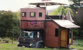 Solar Off Grid Transforming Castle House Truck Castle House Three Story House Tiny House On Wheels