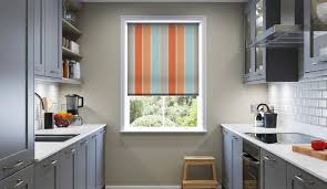 orange blinds made to measure