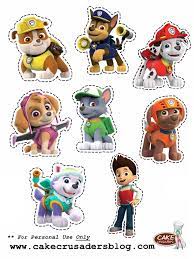 Free diy paw patrol tshirt design ellierosepartydesigns com. Paw Patrol Cupcake Toppers Printable Pdf Pdf