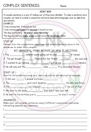 Grammar Worksheet Pack Complex Sentences Grammar Worksheets Complex Sentences Worksheets